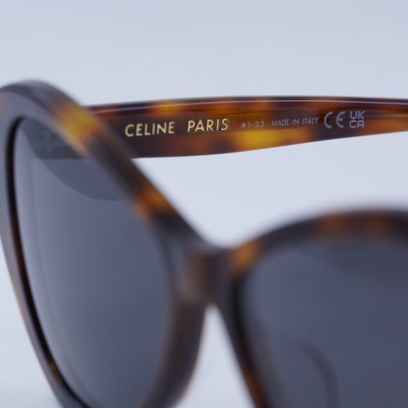 Celine CL40270U 53A Sunglasses - Shiny Havana Frame, Smoke Lenses - Lowest Price main image 7